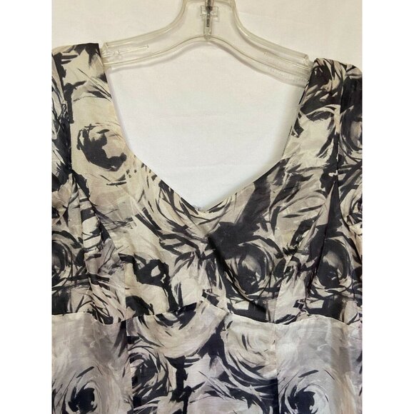 #3536 VTG Womens silk blouse size 36 - Picture 4 of 11